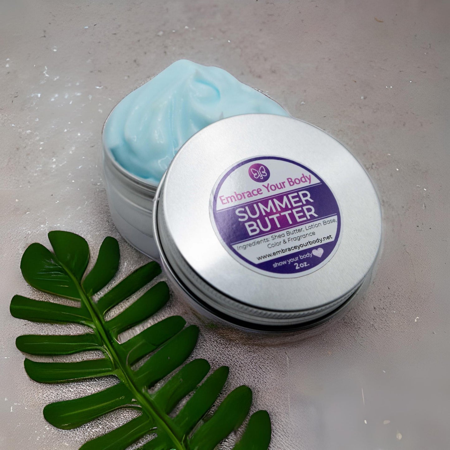 All Natural Summer Butter – Lightweight Whipped Body Butter for Glowing Skin