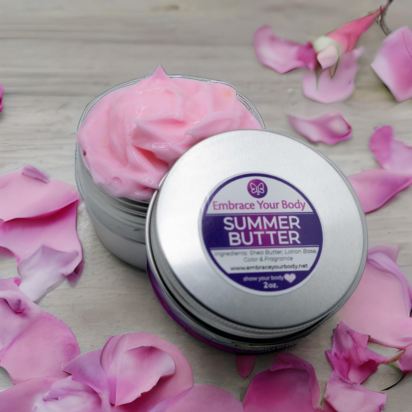 All Natural Summer Butter – Lightweight Whipped Body Butter for Glowing Skin