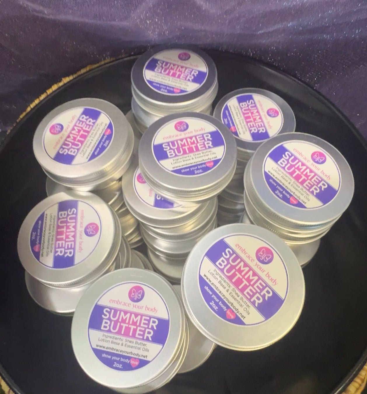 Summer Glow Bundle: All Natural Summer Body Butter - Embrace your body LLC