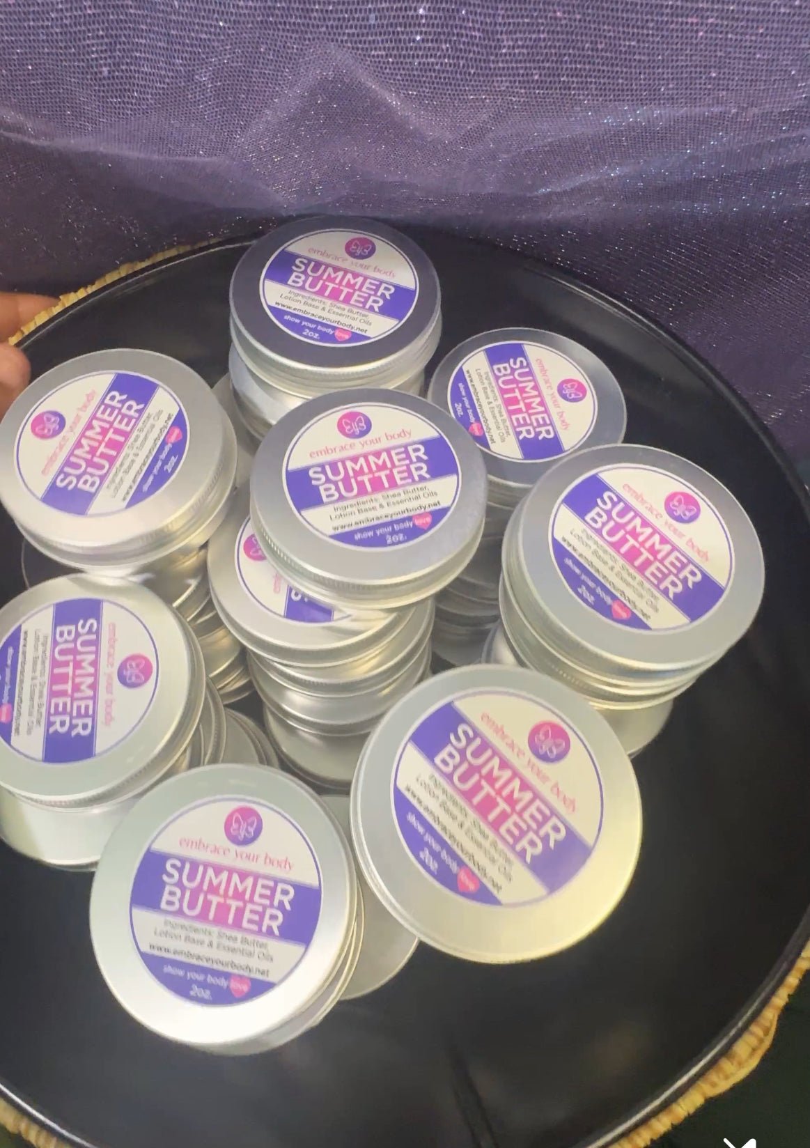 Summer Glow Bundle: All Natural Summer Body Butter - Embrace your body LLC